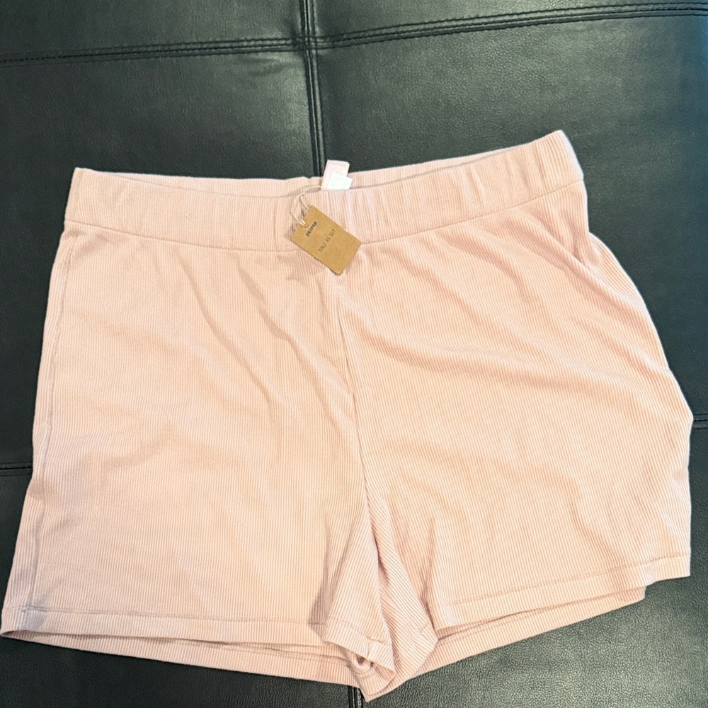 Skims Soft Lounge Short Sleep Set  SZ Large  Color-Morganite - Picture 4 of 4